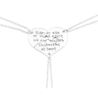 Imagem de Colar 3 Partes Best Friends Eterna Amizade Folheado B71