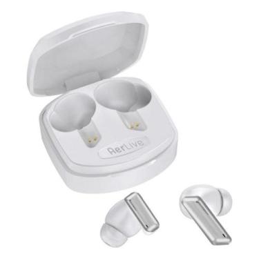 Imagem de Fone De Ouvido S/Fio Geonav Tws Aerlive Branco/Cinza Aer12