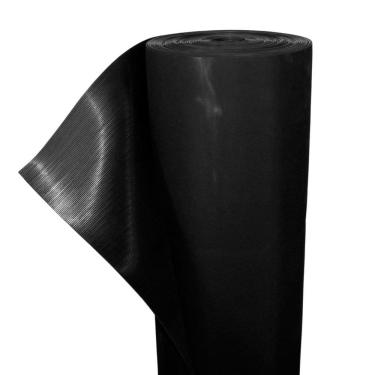 Imagem de Lençol Piso Borracha Antiderrapante Ripadinho 3Mm 1,0M X 4M