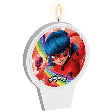 Imagem de VELA PLANA ADESIVADA LADYBUG CORE 01 un.