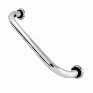 Imagem de Barra de Apoio Alumínio Polido Banheiro Corredor Alça De Segurança Para Idoso Deficiente Vários Tamanhos (20cm)