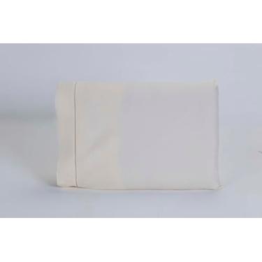 Imagem de Kit 04 Fronhas 50x90 Ponto Palito 100% Algodão 200 Fios (Palha)