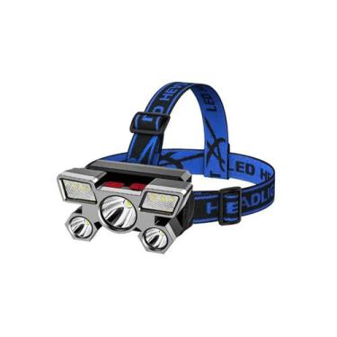 Imagem de Lanterna de Cabeça C/ 5 LED Tática - Lamazon