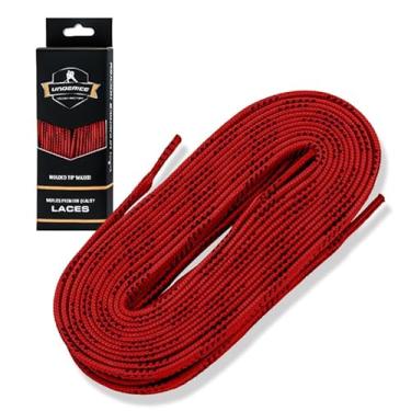 Imagem de Cadarços de skate de hóquei 213,4 cm 243,8 cm 274,3 cm 304,8 cm Preto Branco Senior Junior Youth - Cadarços encerados e de pano - Renda de hóquei durável com ajuste firme para melhor desempenho no