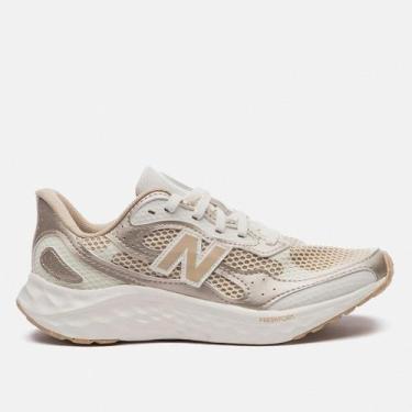 Imagem de Tênis New Balance Fresh Foam Arishi V'4 Feminino, Bege, Off white, 38