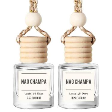Imagem de Purificador de ar para carro Nag Champa, pacote com 2 garrafas suspens