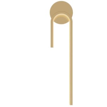 Imagem de Arandela Viper Dourada 3000K 9W Sl-0585/W1 Gd