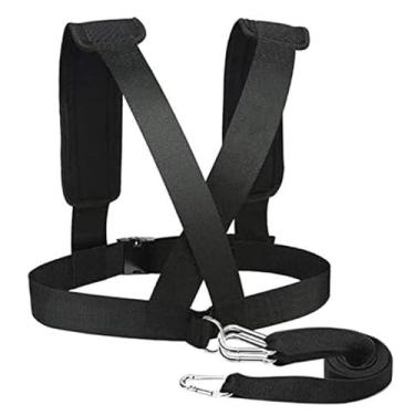 Imagem de Arreio de tração de pneu com alça de puxar para treinamento de velocidade e treinamento de treinamento de futebol