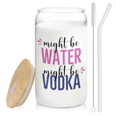 Imagem de BEHIFL Copos de vodka presentes para amantes de coquetéis, presentes engraçados de copo de vodka para mulheres 400 ml, jarra de tequila e limão para amantes de coquetéis