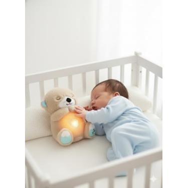 Imagem de Ursinho De Pelúcia Que Respira Alivio De Ansiedade C/Som E Luz Lontra de Pelúcia que Respira e Ajuda na Hora de Dormir Sons e Luzes Relaxantes