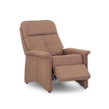 Imagem de Poltrona do Papai Reclinável Herval Verona, Veludo Marrom, 151 cm