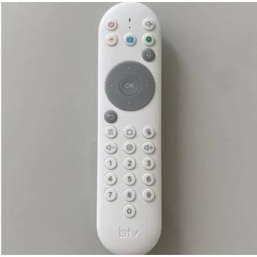 Imagem de Controle Bluetooth Remoto Original Btv Modelo B13 C/Comando de Voz Branco!