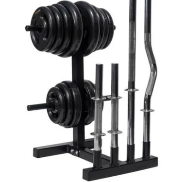 Imagem de Suporte Para Anilhas E Barra De Academia E Musculação Até 300Kg Profissional