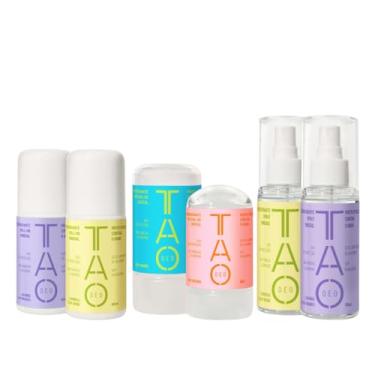 Imagem de Kit Desodorante Natural Família Sem Alumínio Vegano Stick, Roll-on e Spray