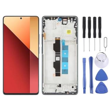 Imagem de tela Para Xiaomi Redmi Note 13 Pro 4G Original Material AMOLED Digitalizador de tela LCD Montagem completa com quadro substituição da tela