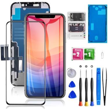Imagem de Mobkitfp Tela de substituição para iPhone 11 de 6,1 polegadas, tela LCD sensível ao toque 3D digitalizador frontal com ferramentas Rapair + adesivo à prova d'água + protetor de tela