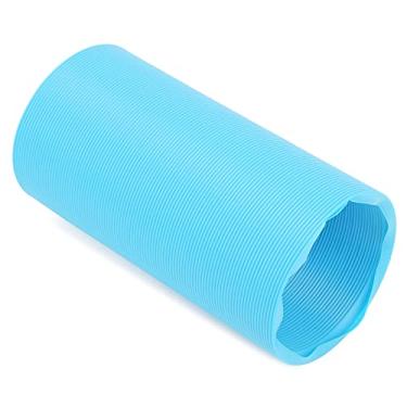 Imagem de Zhjvihx Mini Túnel para Animais de Estimação, Brinquedo Retrátil Anti-incrustante para Animais de Estimação para Vison, Cobaia, Marmota, Furões (Azul)