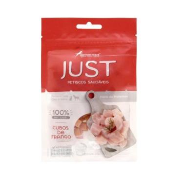 Imagem de Petisco GermanHart Just Cubos de Frango 55g para Cães e Gato - German 