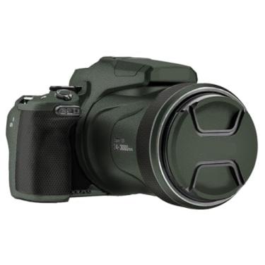 Imagem de COOLPIX P1100 Película protetora de vinil antirriscos para câmera película protetora de vinil capa de decalques para Nikon COOLPIX P1100 (couro verde)