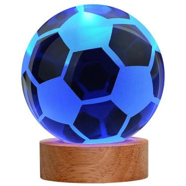 Imagem de Night Light JANARARY Large 3D Soccer Ball 16 Color Changing