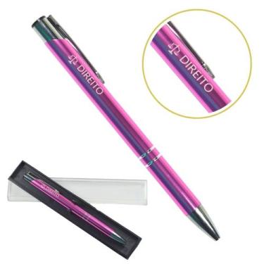 Imagem de Caneta Personalizada Coloridas Cursos Metal Profissional Direito - Sem
