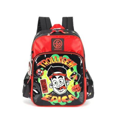 Imagem de Mochila Costas Escolar Infantil Enaldinho Trolagem Épica - Luxcel, Ver