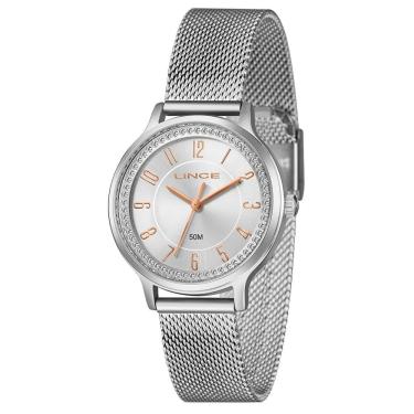 Imagem de Relógio Lince Feminino Ref: Lrmh260l36 S2sx Casual Mesh Prateado