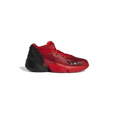 Imagem de Adidas Tênis de basquete unissex D.o.n. Issue 4, Vermelho/preto/time Victory Red, 45 BR