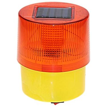 Imagem de Luz movida a energia solar, farol de segurança de tráfego com operação automática, resistente ao clima, fácil instalação, vários modelos para uso versátil