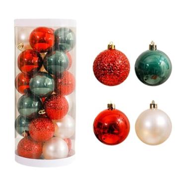 Imagem de Fancyes Bolas de Natal, Enfeites, Pingentes, Resistentes, Criativos, Decorativos para Árvore de Natal e, 24 Peças