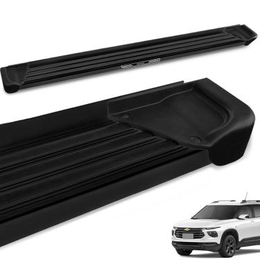 Imagem de Estribo Lateral Montana 2023 2024 Alumínio Preto A1 Com Adesivo