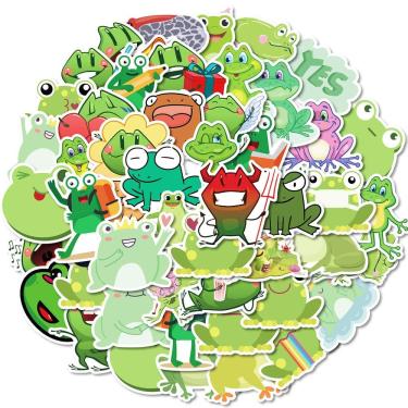 Imagem de Adesivos Kite, 50 peças, desenhos animados coloridos, grafite, à prova d`água