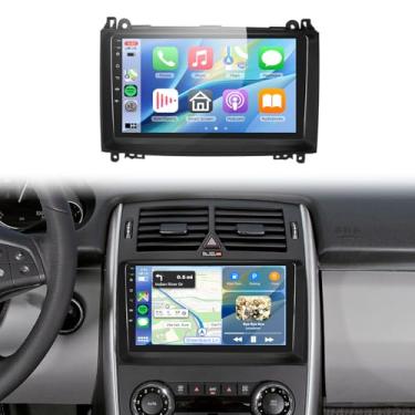 Imagem de WiFi de 5/6 GHz para Mercedes Benz Sprinter B200 W169 W245 W639 Viano Vito W906 2008-2011 Rádio, Snapdragon 8Core 4G+64G, 5.1Bluetooth, Carplay sem fio, contratações DSP, Android Auto tela sensível ao