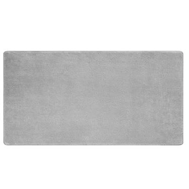 Imagem de PURE ERA Tapete para escada, tapete de aterrissagem, ultra felpudo, macio, antiderrapante, antiderrapante, resistente, sem fita, capacho interno, lavável, reutilizável, cinza, 6 x 15 cm