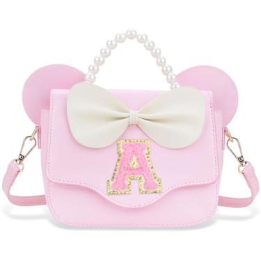 Imagem de Luchike Presentes de aniversário para meninas – Bolsa tiracolo infantil para princesas, presentes de Natal, Rosa - P