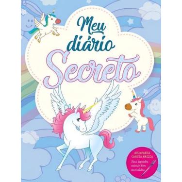 Imagem de Diário Secreto - Unicórnio Azul - Com Caneta Mágica - PAE EDITORA E DI