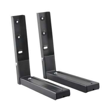 Imagem de IEUDNS Suporte de parede para micro-ondas, e prático, para forno de micro-ondas na cozinha, Preto