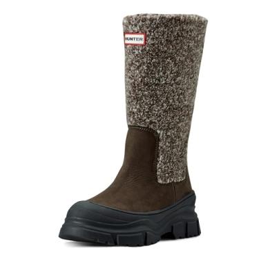 Imagem de Hunter Bota feminina Tisha cano médio, Cinza, 35