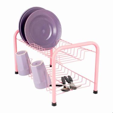 Imagem de Escorredor Louça Berço Secador 2 andares Beliche 13 Pratos - Instare, 