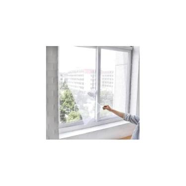 Imagem de Tela Mosquiteira de Poliéster, 125x155cm, Proteção contra Insetos para Janelas e Portas