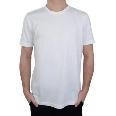 Imagem de Camiseta Masculina Lado Avesso MC Regular Off White - LH1745-Masculino