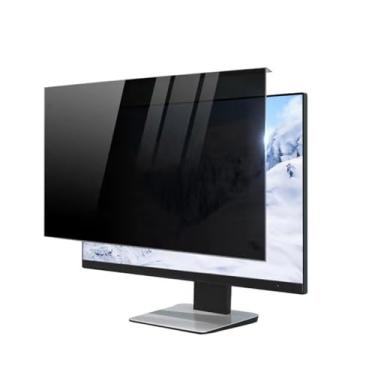 Imagem de Tela de privacidade suspensa LED monitor de computador película de filtro de proteção ocular 24-32 polegadas tela de privacidade computador desktop película protetora de privacidade para proteção de