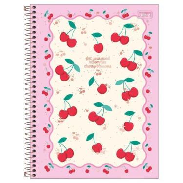 Imagem de Caderno Espiral Universitário Cerejas 10 Matérias 160 Folhas - Tilibra