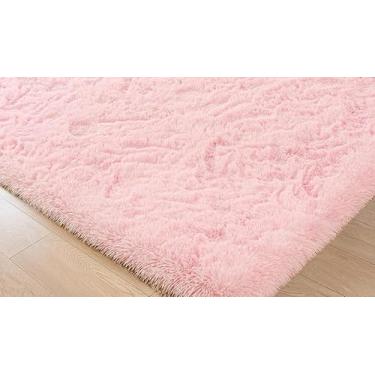 Imagem de Tapetes Para Sala De Estar E Quarto, Tamanho Grande(Rosa Bebe)