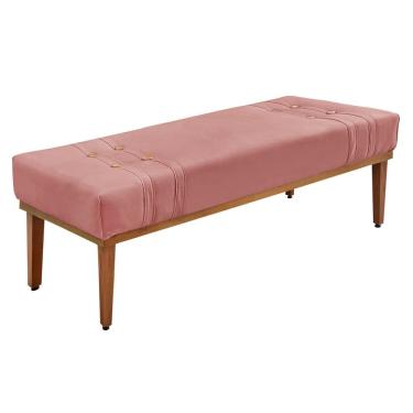Imagem de Recamier Santorini Spz 90cm Veludo Rosa