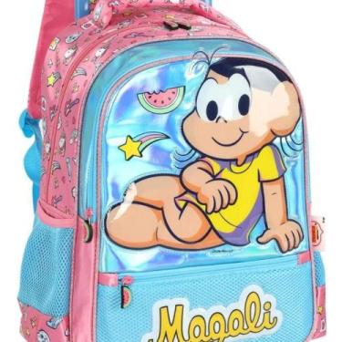 Imagem de Mochila com rodas turma da monica - - LUXCEL, AZUL