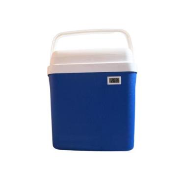 Imagem de Caixa Térmica Eps 22 Litros Com Termômetro Simples Digital - JPHETA So