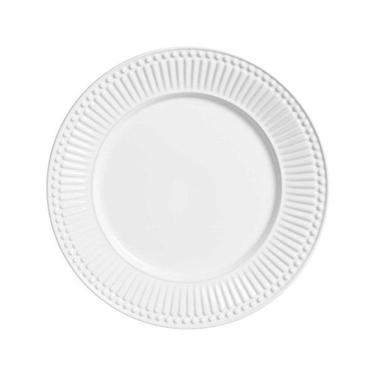 Imagem de Prato Raso Roma Branco Cerâmica Porto Brasil 26cm