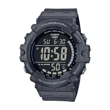 Imagem de Casio Iluminador Série AE1500WH | Bateria de 10 anos | Retroiluminação LED | 5 alarmes | Cronômetro de 1/100 segundos | Relógio digital masculino, Azul, Standard, Relógio esportivo digital
