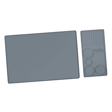 Imagem de FytStycale Tapete de Silicone Antiderrapante para Máquina de Café Expresso, com Almofada para Manuseio de Café Expresso, para Armário de Automática, Bar Ou, Cinza